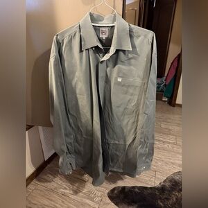 Grey men’s long sleeve button down size XL